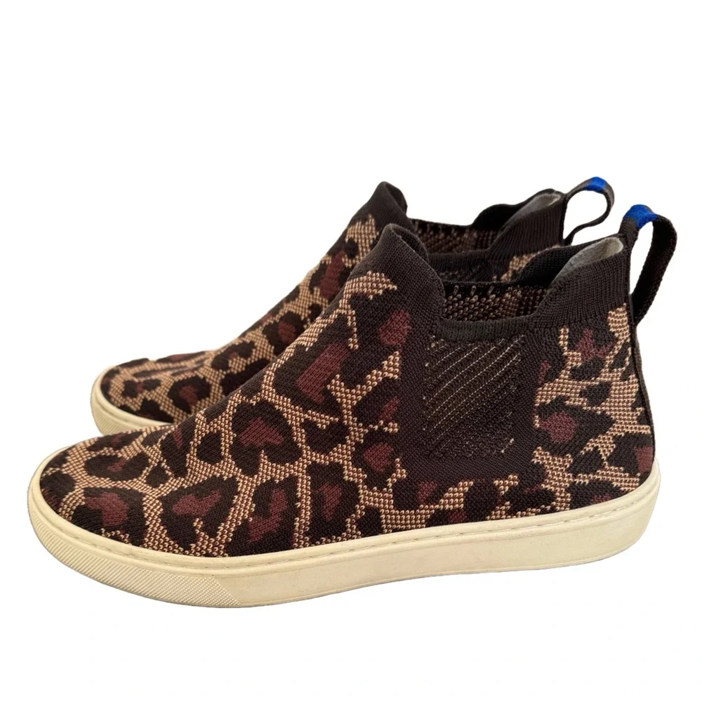 Rothy's The Chelsea High Top Slip On Sneaker Boot in Wildcat - Picture 13 of 14